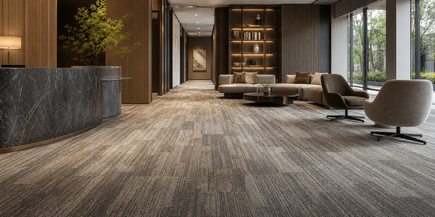 Commercial carpet tiles manufacturer for international projects