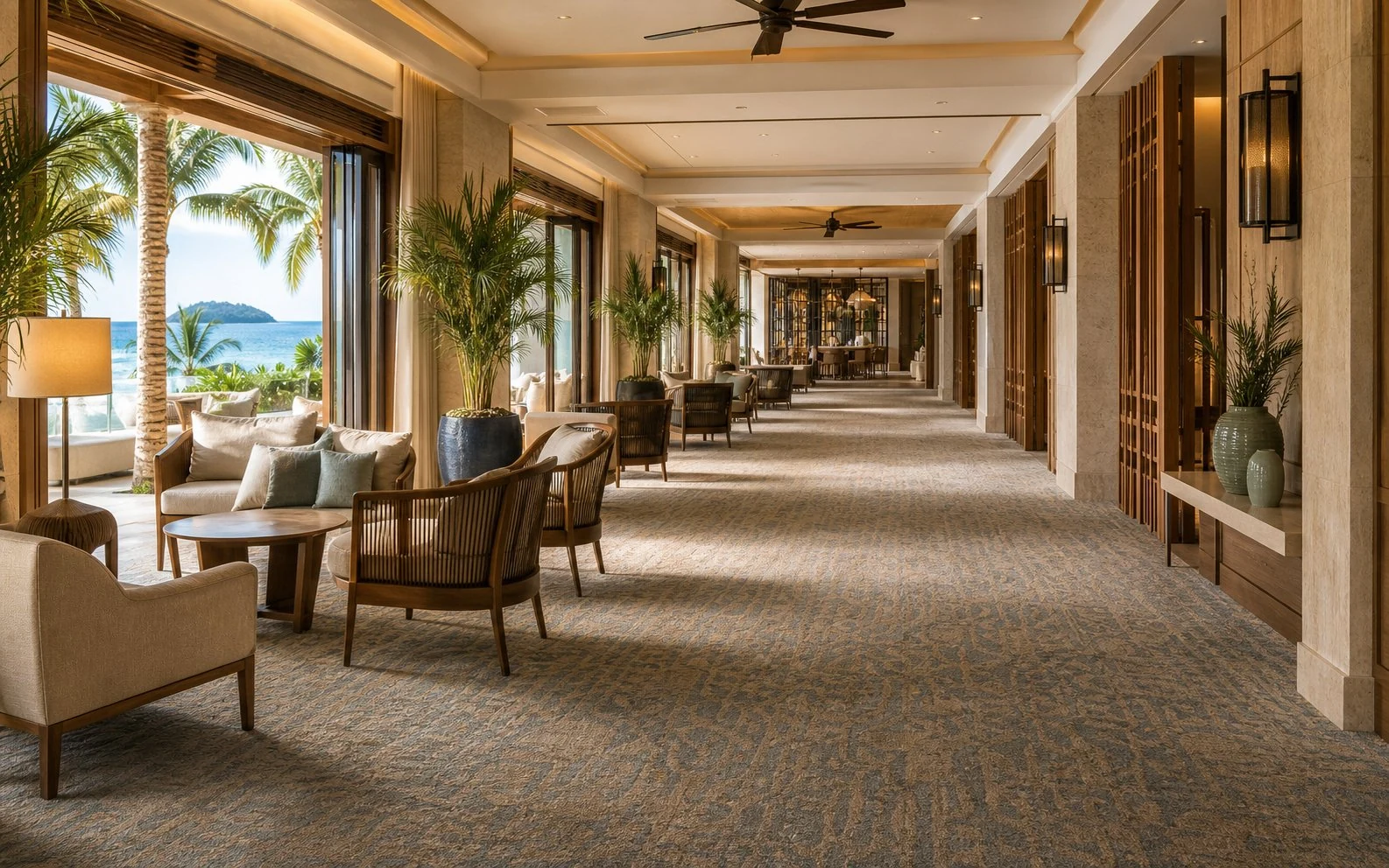 Luxury Retail Custom Carpet Planning - Paris