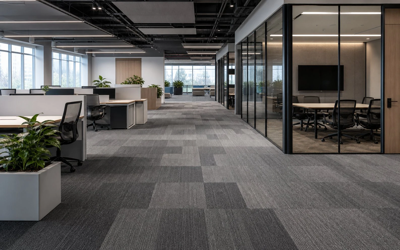 Multi-Floor Office Carpet Tiles Planning - Tokyo