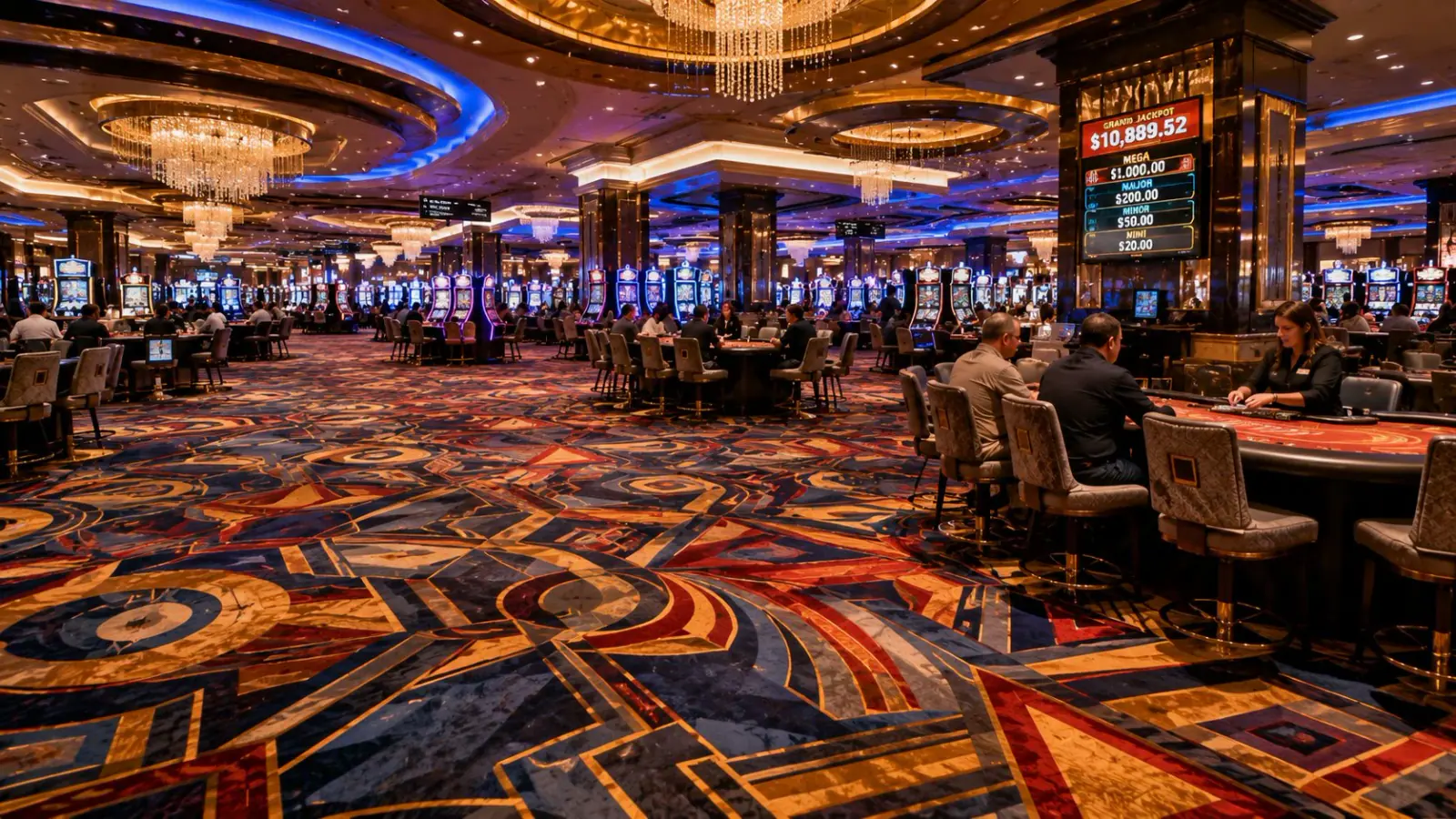 Casino Nylon Broadloom Carpet Planning - Las Vegas